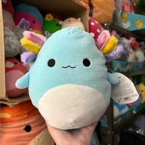 Irina the blue axolotl squishmallow NWT squisharoy 8in